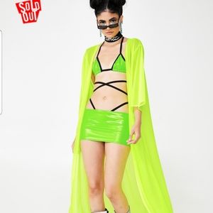 DKills NeonG kimono&platsneakers: unworn, unopen.